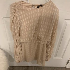 REVOLVE CHAMPAGNE DRESS